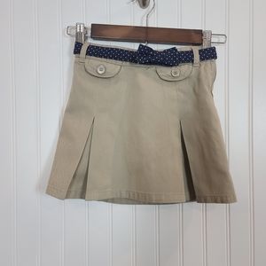 Girls French Toast khaki skort, Y6X